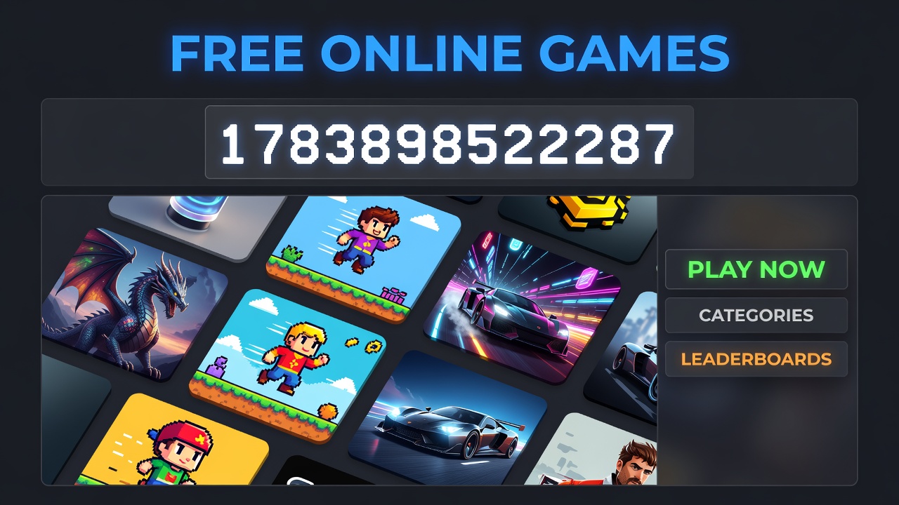 Diverse group of people playing browser games together in a modern setting with laptops and tablets visible