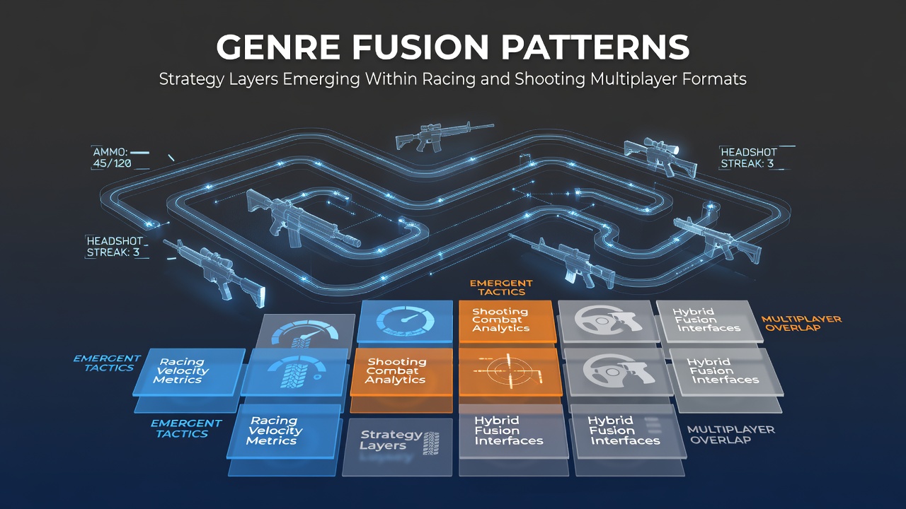 Fusion Dynamics: Strategic Integration in Racing and Shooting Multiplayer Formats